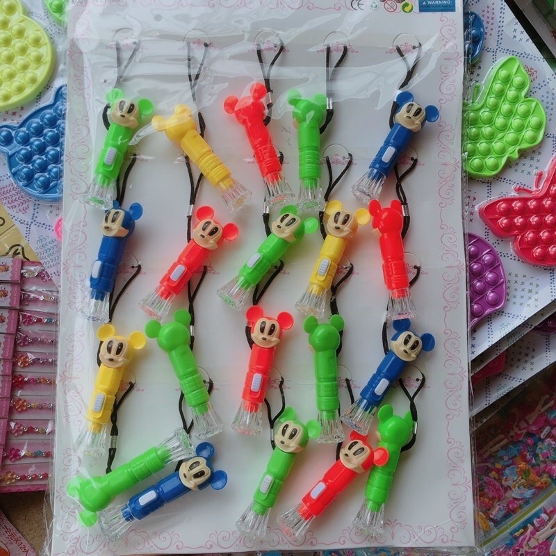 sỉ vỉ 20 chiếc đèn pin hình micky đáng yêu