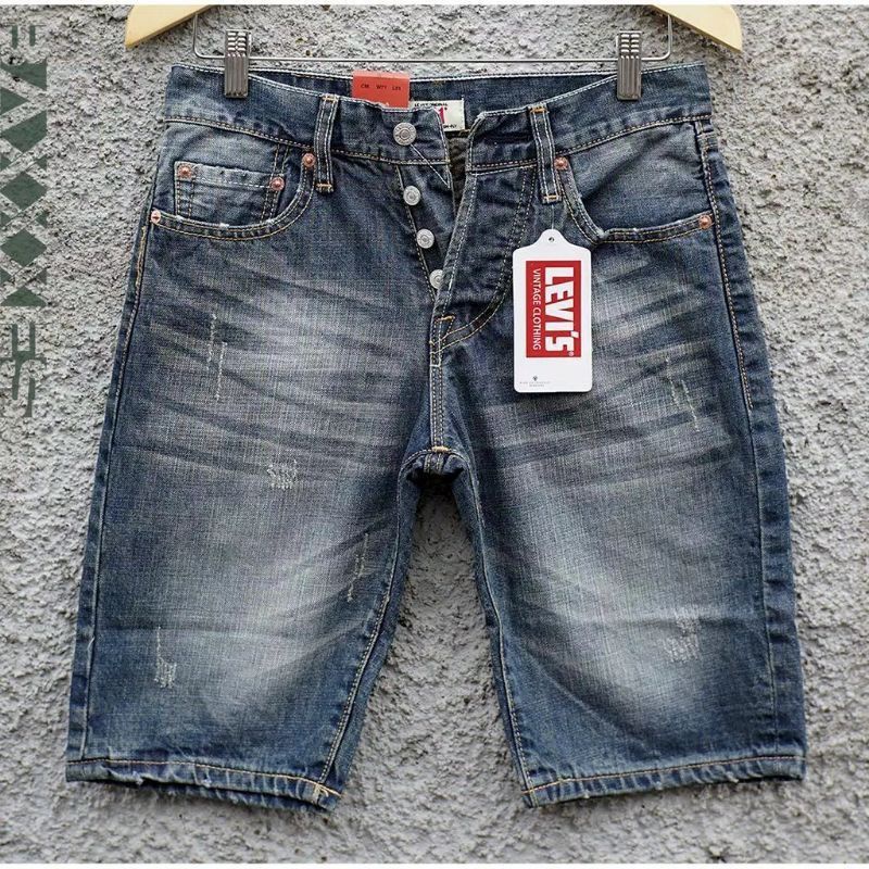 Quần Short Jean Levis 501 Thời Trang Nhật Bản Cho Nam