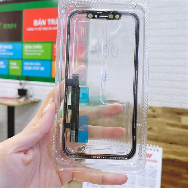 Cảm ứng iPhone XR có keo OCA , khung ron