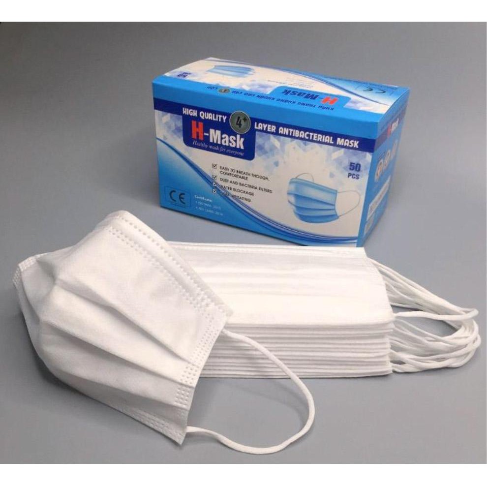 Hộp 50 Cái Khẩu Trang Y Tế Kháng Khuẩn 4 Lớp [ Buôn Sỉ ] | BigBuy360 - bigbuy360.vn
