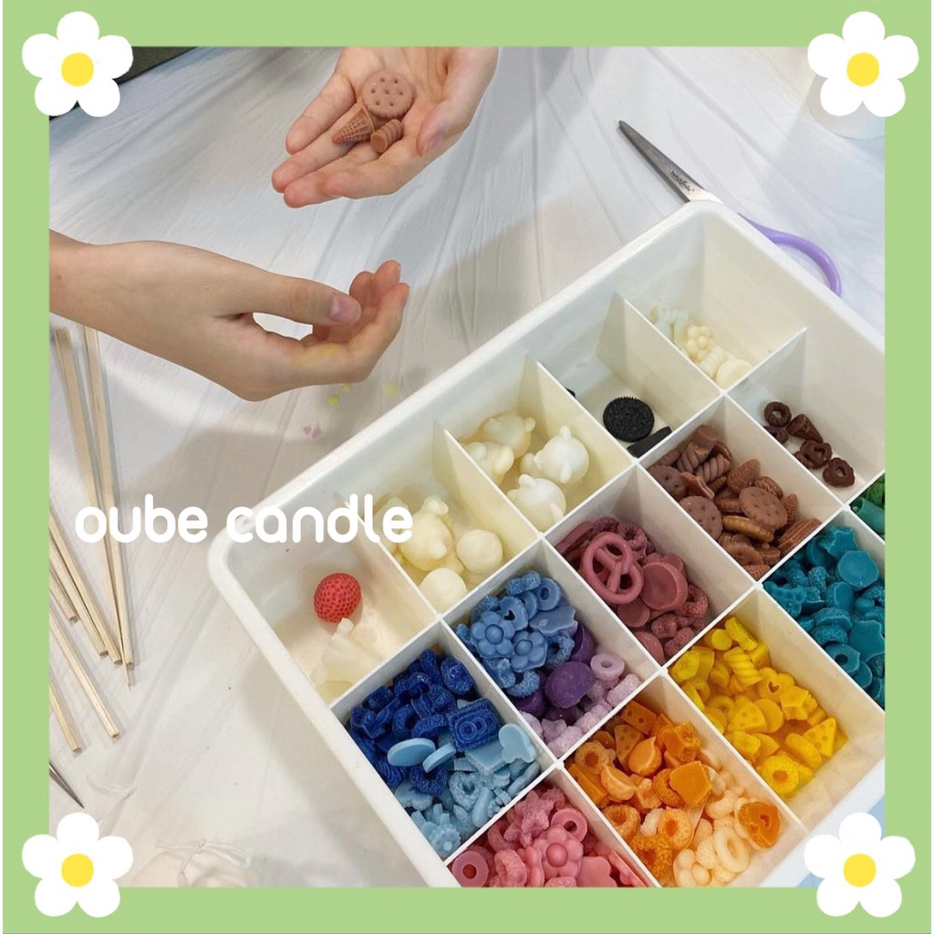 Nguyên liệu làm nến thơm Topping Mix Ngẫu Nhiên mùi thơm nhẹ | Oube Candle NT90