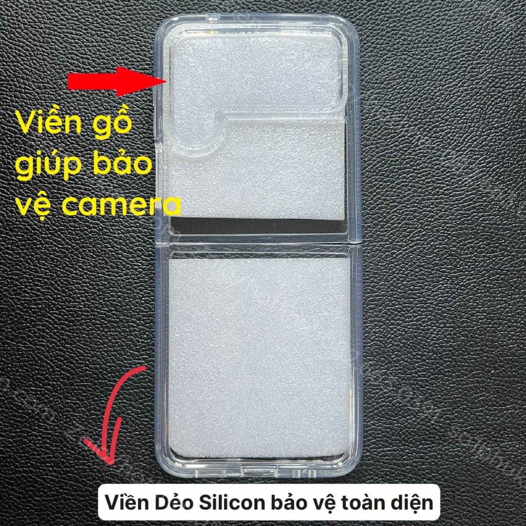 Ốp lưng Samsung Galaxy Z Flip 3 (Z Flip3)/ Z Flip 4 (ZFlip4) dẻo trong suốt