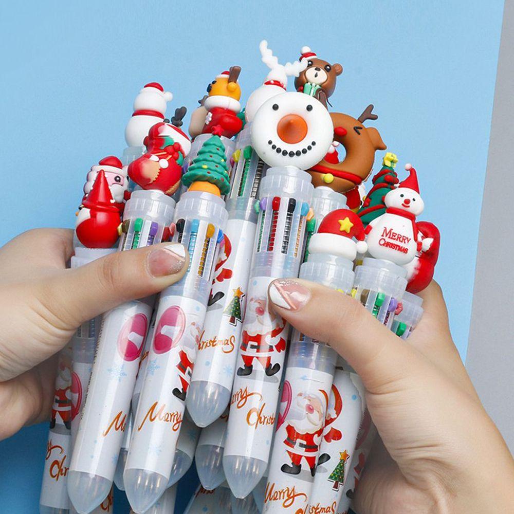 PEWANY Bút Bi Chủ Đề Giáng Sinh Nhiều Màu Sắc Dễ Thương