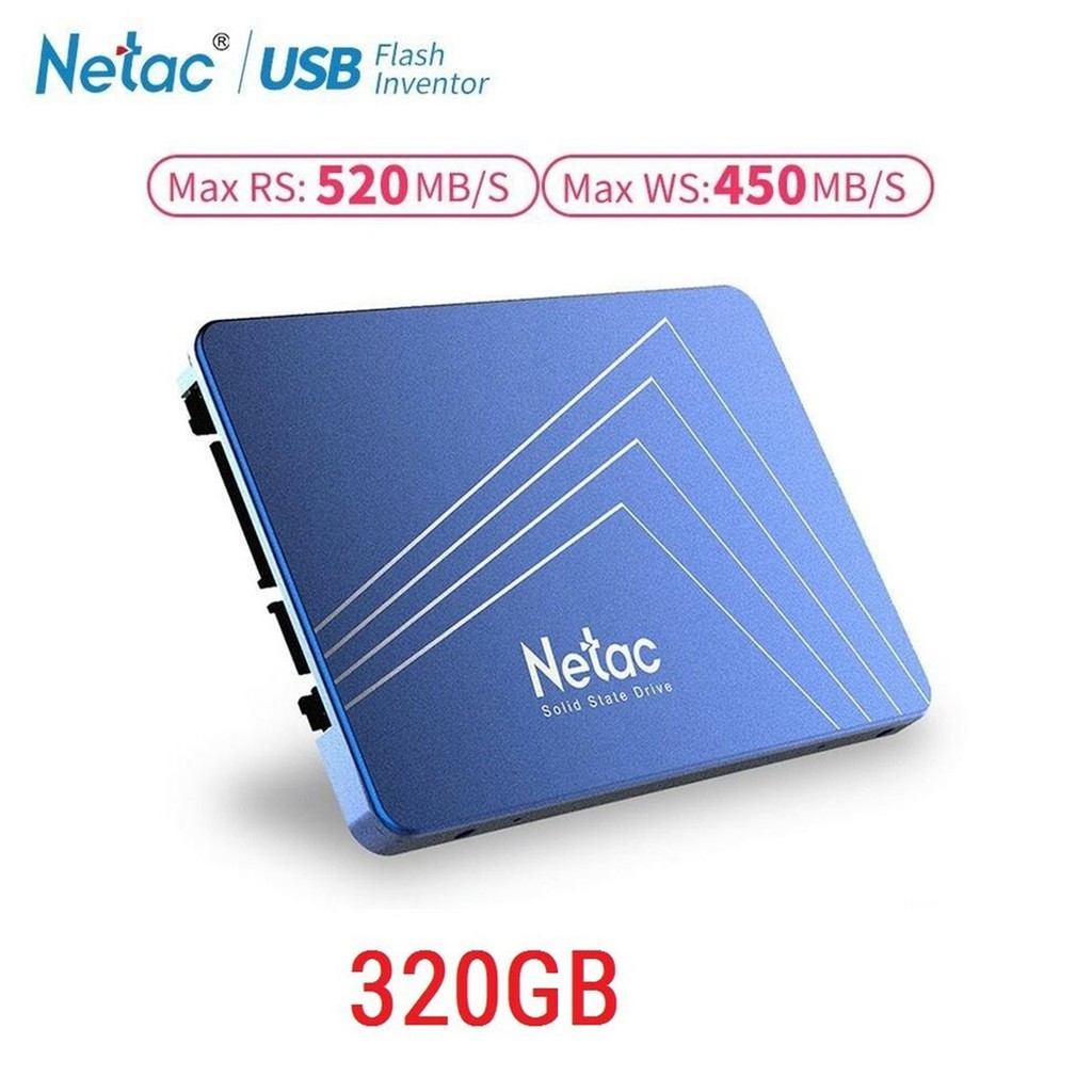 Ổ cứng SSD 320GB NETAC 2.5 inch SATA 6Gb/s- bảo hành 3 năm