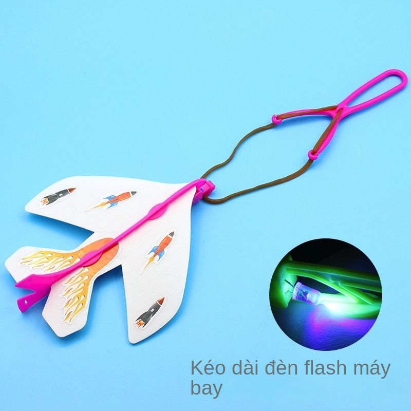 Đồ Chơi Con Quay Hình Máy Bay Màu Dạ Quang Sáng Tạo Cho Trẻ Em [1 Cái]