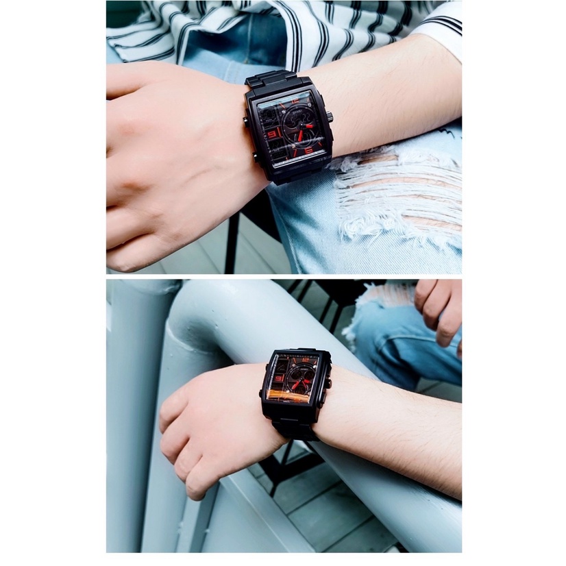 Đồng Hồ Skmei 1274 Hiển Thị Kép Kĩ Thuật Số Thạch Anh Đếm Ngược Báo Thức Chống Thấm Nước Cho Nam | BigBuy360 - bigbuy360.vn