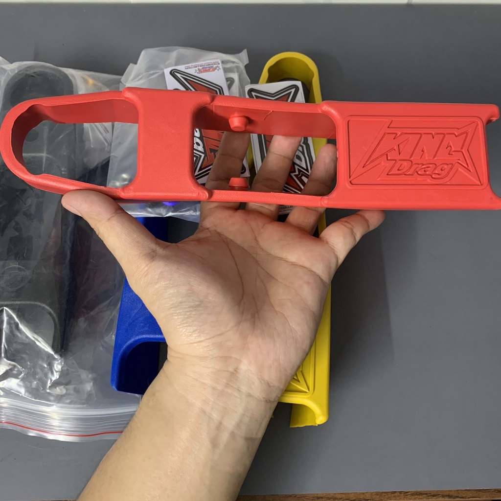 Cao su gấp đỡ sên KINGDRAG (Đỡ sên xe máy) cho xe Exciter, Winner - giảm tiếng ồn từ sên (màu ngẫu nhiên)