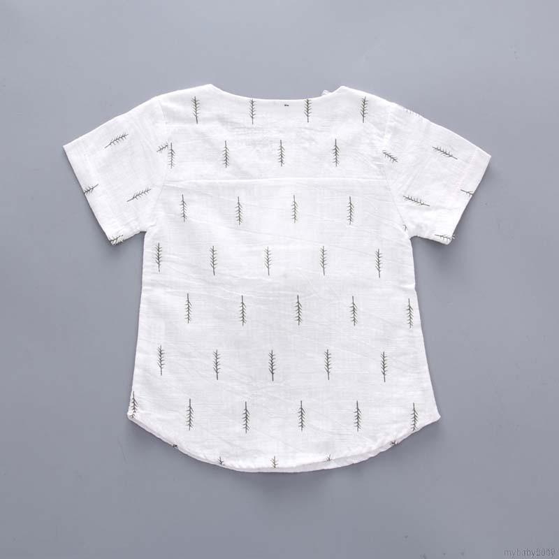 Bộ áo thun cotton màu trơn + quần ngắn cho bé