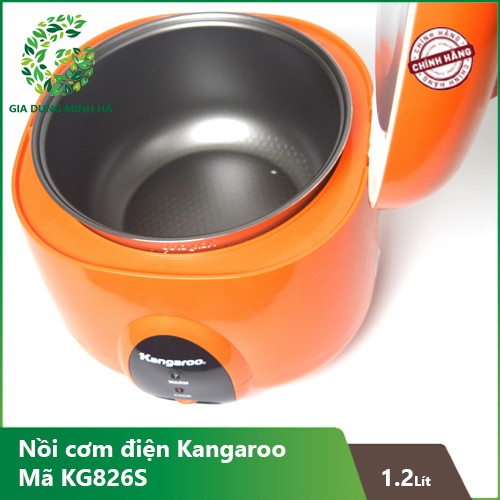 Nồi cơm điện 1.2 lít Kangaroo KG826S bảo hành chính hãng 12 tháng
