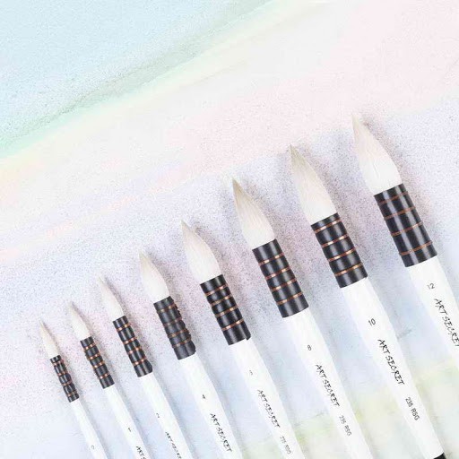 CỌ MỐP ART SECRET LÔNG DÊ THÂN GỖ TRẮNG 235 RSG
