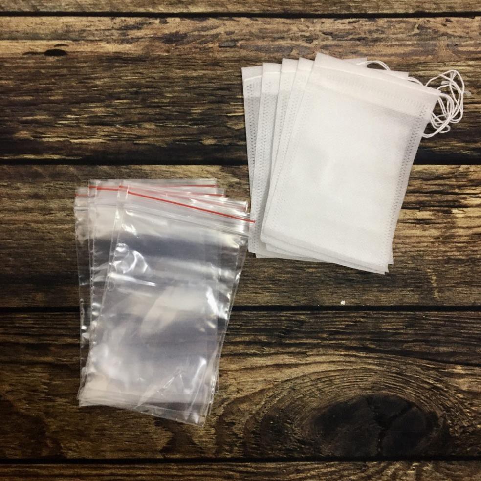 Túi Vải Đựng Hạt Hút Ẩm - Combo 5 Túi Vải + Túi Zip