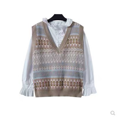 Gile Len Nữ Cổ V Basic Màu Trơn Có Cúc Kiểu Hàn Quốc Ulzzang Xiaozhainv Quảng Châu T2B2 | BigBuy360 - bigbuy360.vn