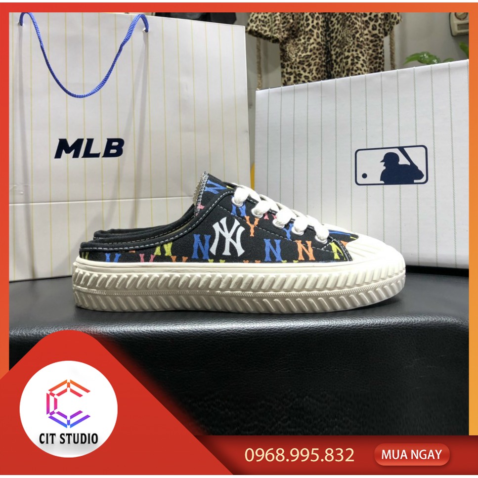 [Ảnh thật] Giày NY đạp gót monogram [HỖ TRỢ ĐỔI TRẢ] | BigBuy360 - bigbuy360.vn