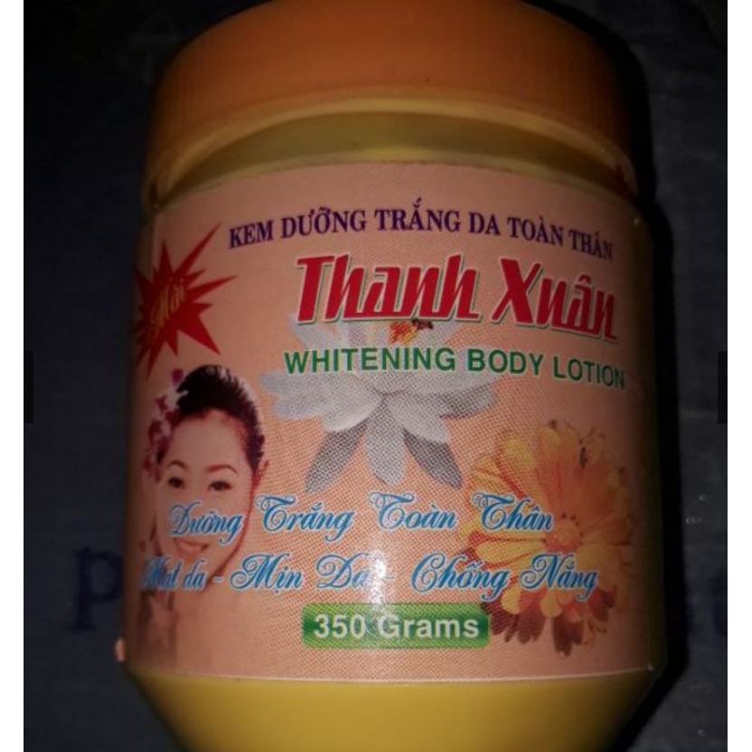 KEM DƯỠNG TRẮNG DA TOÀN THÂN THANH XUÂN 350G