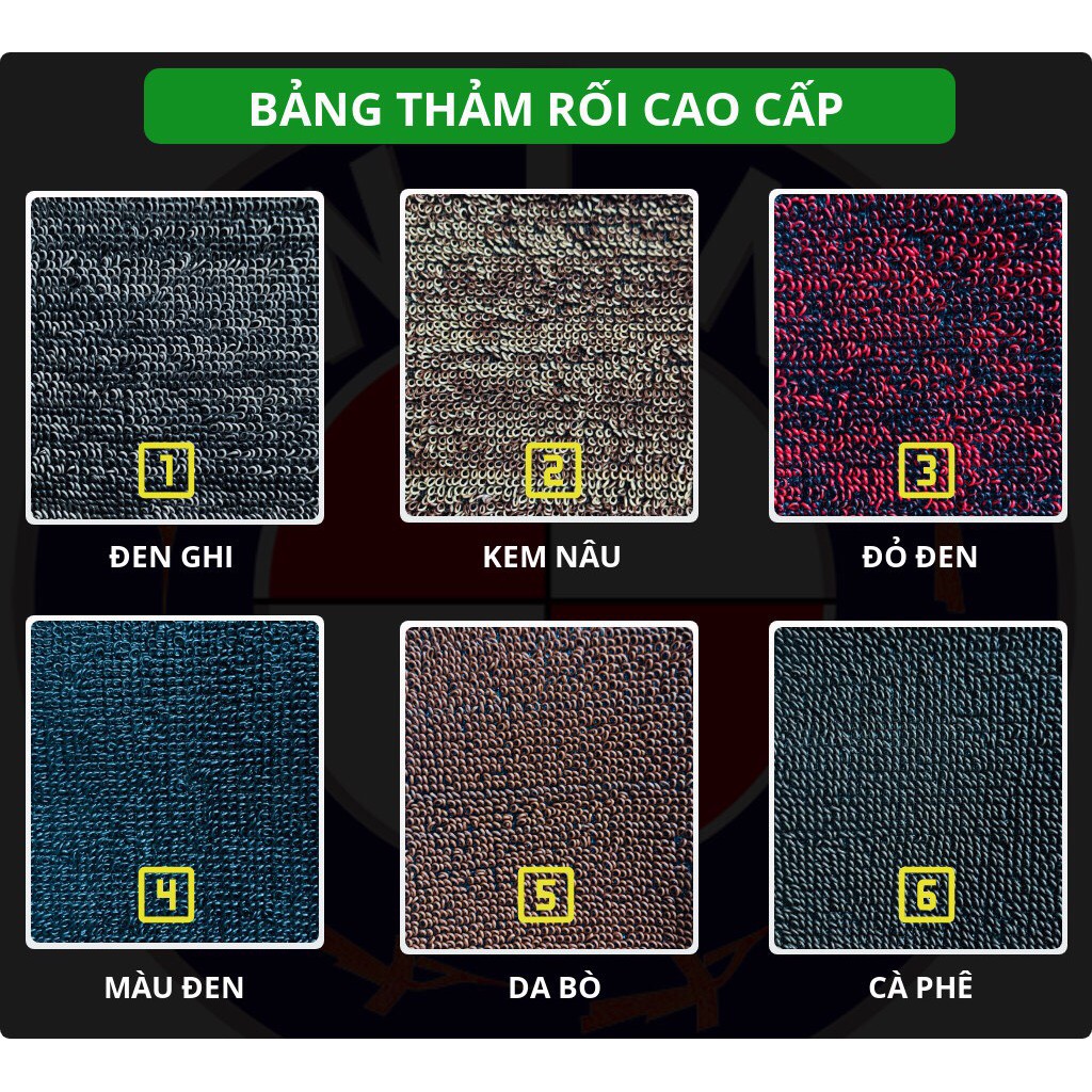 Thảm lót sàn ô tô 5D,6D Xe Vinfast Lux SA 2.0 - Thảm sàn xe 7 chỗ - Thảm da cao cấp, Sạch sẽ - Sang Trọng - Bền -Giá tốt