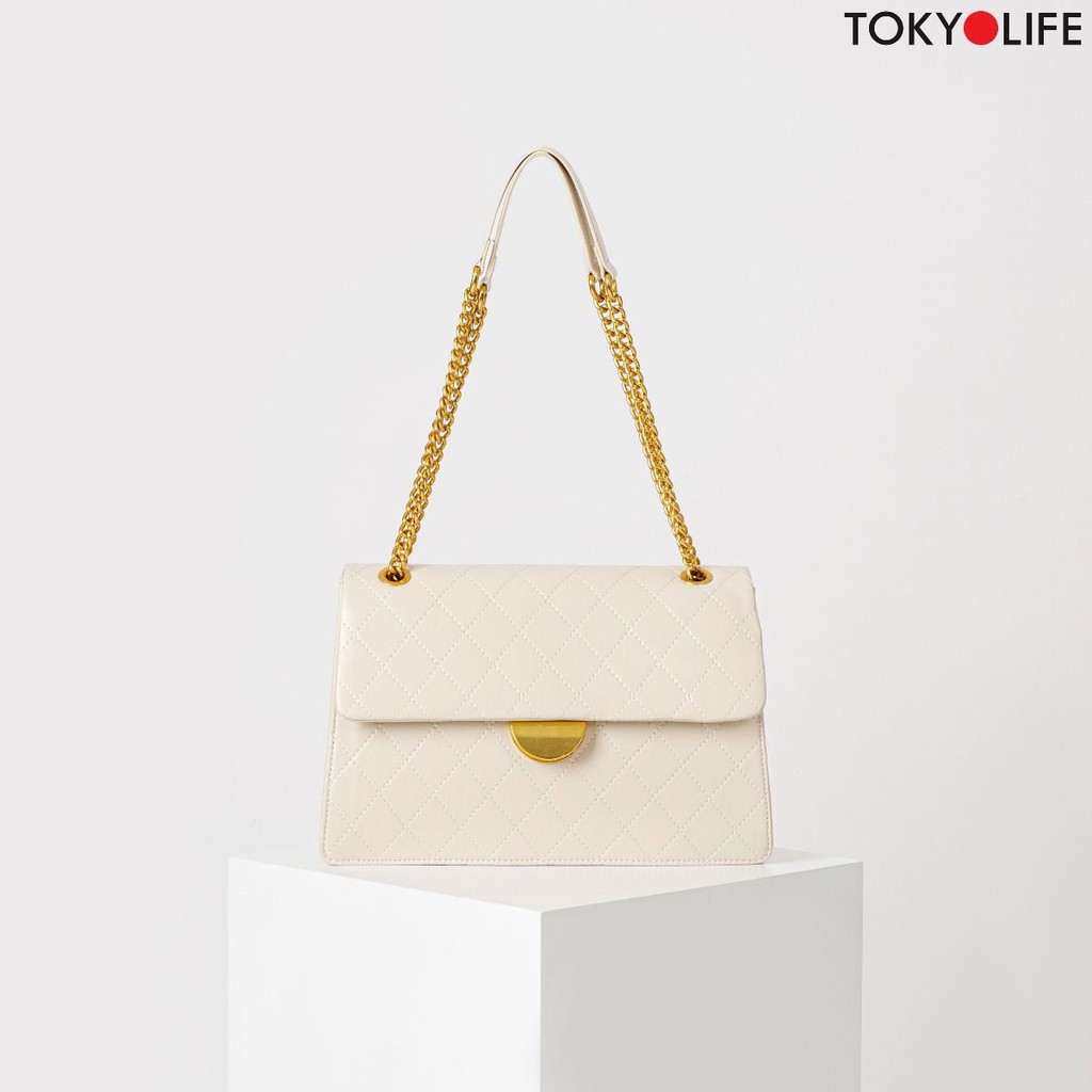 Túi xách nữ đẹp đeo chéo nữ thời trang công sở cao cấp da PU TOKYOLIFE E9BAG205I