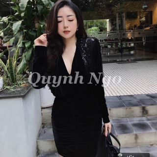 Váy Body zara nhung