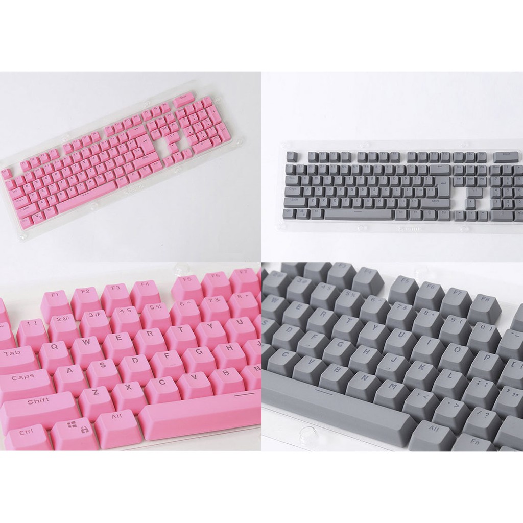 Bộ Keycap 87/104 xuyên LED PBT cho bàn phím cơ