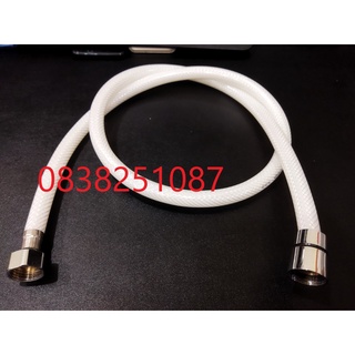 Dây cấp nước NHỰA DẺO PVC chịu áp suất cao gắn vòi xịt vệ sinh 1.2m siêu bền với mọi môi trường