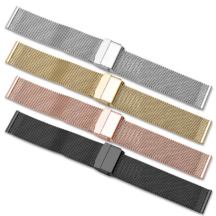 Dây Đeo Kim Loại 16 / 20 / 22 / 23mm Cho Đồng Hồ Thông Minh | BigBuy360 - bigbuy360.vn