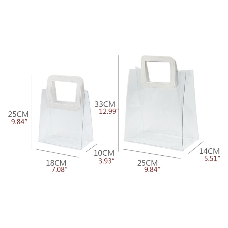 Seng Phụ Kiện Túi Mua Sắm Hàng Ngày Mật Độ Cao Tay Cầm Màu Trắng Mềm Mại S