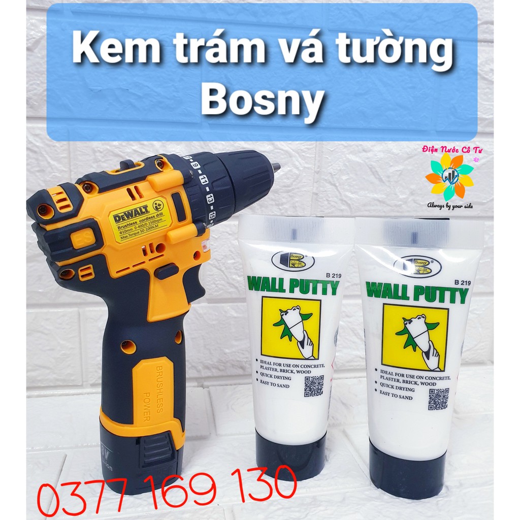 Keo Vá Tường Trám Tường Nứt Thông Minh Bosny 320g