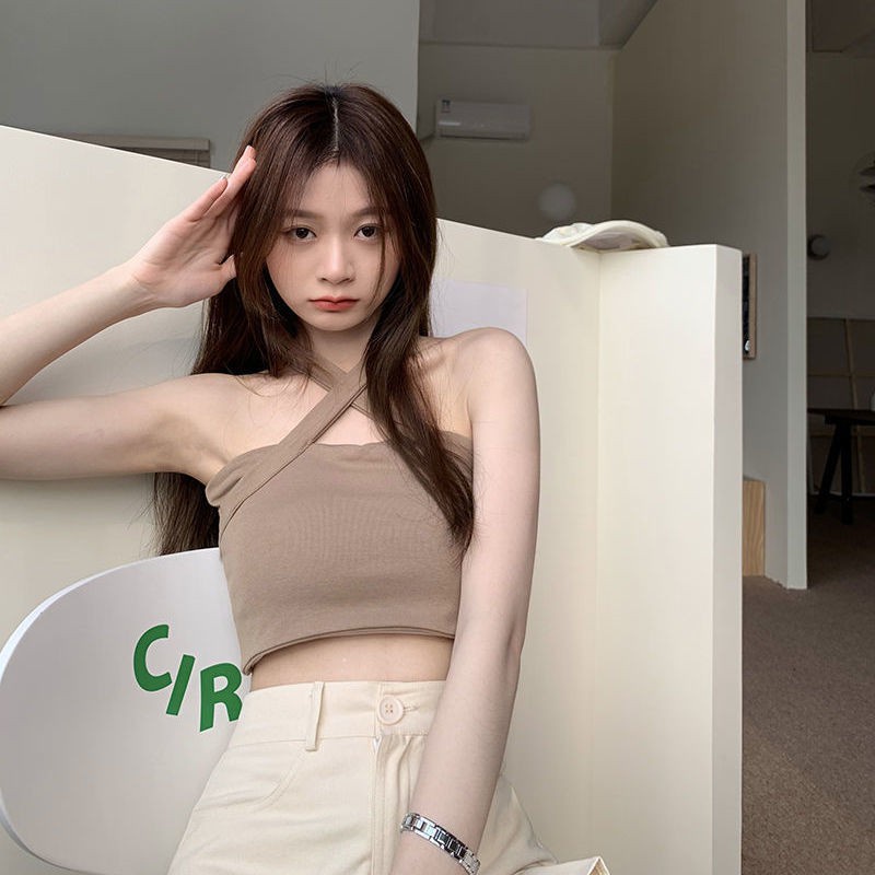 Set Áo Hai Dây + Chân Váy Ngắn Thời Trang Mùa Hè Mới Cho Nữ 2021