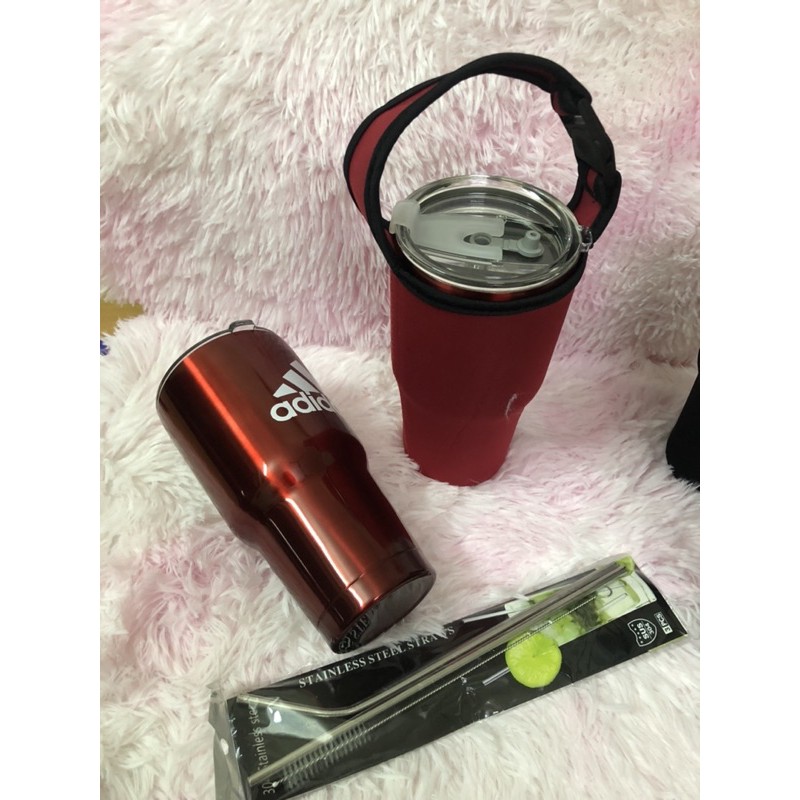 Ly giữ nhiệt thái lan 900ml tặng kèm túi, ống hút va cọ rửa ly (nã TC0005) | BigBuy360 - bigbuy360.vn