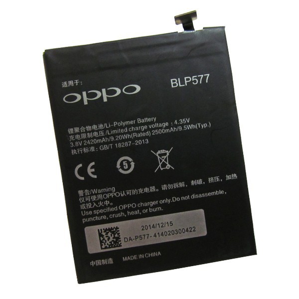 Pin Oppo A51w ,Mirror 5-BLP577, Dung Lượng 2500mAh mới 100% có bảo hành