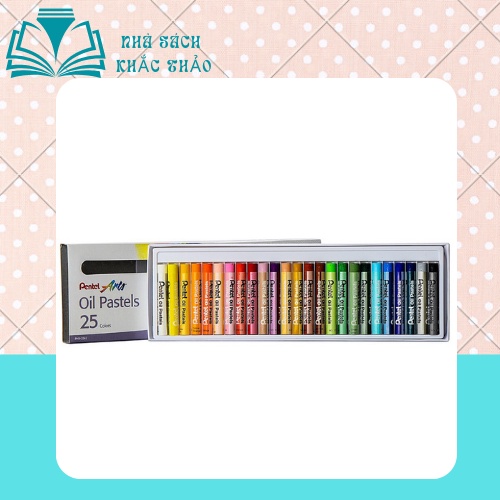 Màu Sáp Dầu Oil Pastel/ Sáp Dầu Pentel từ 12-25 màu PHN12/ PHN25