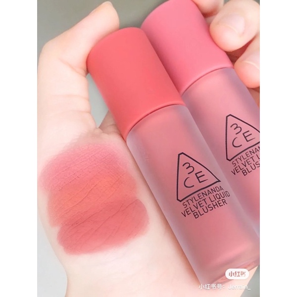 MÁ HỒNG KEM 3CE VELVET LIQUID BLUSHER