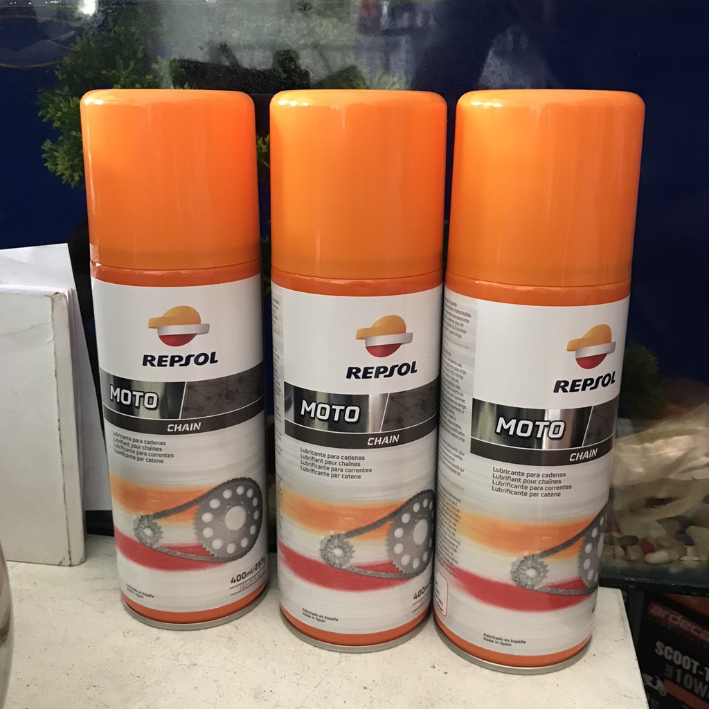 [KM HOT] Chai Xịt Dưỡng Sên, Bôi Trơn Sên Repsol Moto Chain