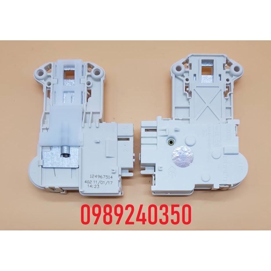 Công tắc khóa cửa Máy giặt Electrolux EWF 549 loại 4 chân chính hãng