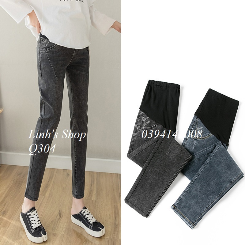 Quần Jean Bầu Q304