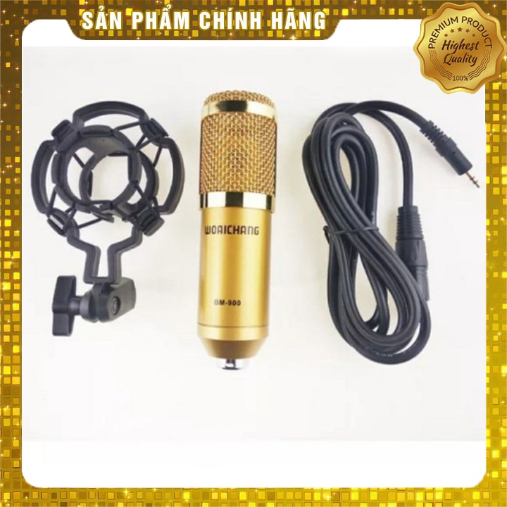 [Mã ELHACE giảm 4% đơn 300K] Mic Thu Âm BM900 Woaichang Hát Karaoke, Thu Âm Cực Tốt