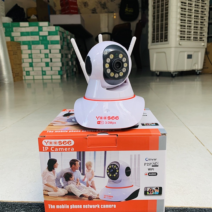 Camera YooSee 3 AnTen Full HD 2.0Mpx 1080p Xoay 360 BAN ĐÊM CÓ MÀU kèm Thẻ Nhớ 64GB CHÍNH HÃNG