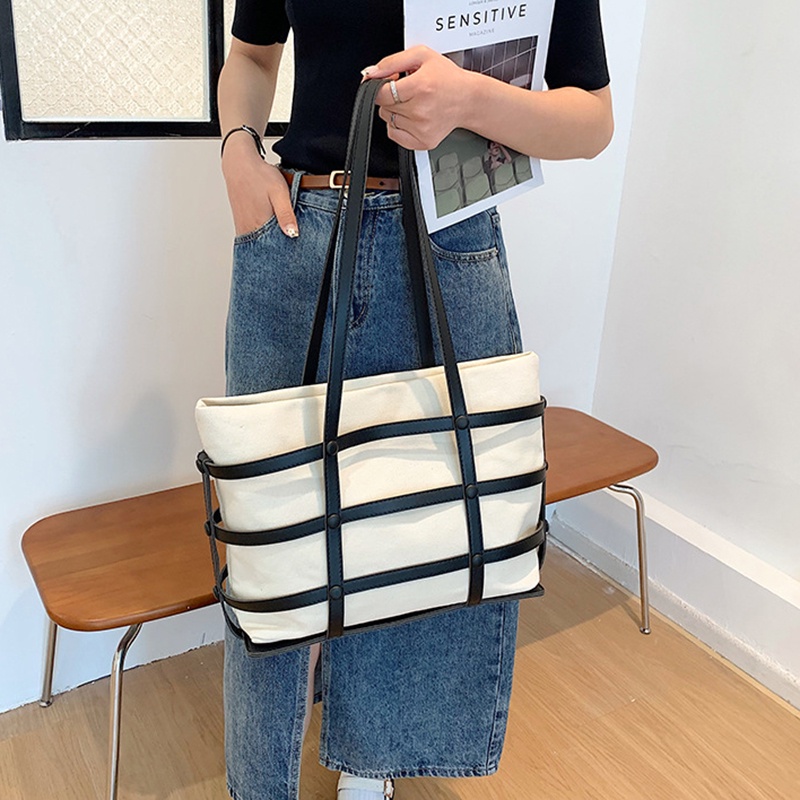 Túi Đeo Vai Sức Chứa Lớn Thời Trang Phong Cách Phương Tây Cho Nữ