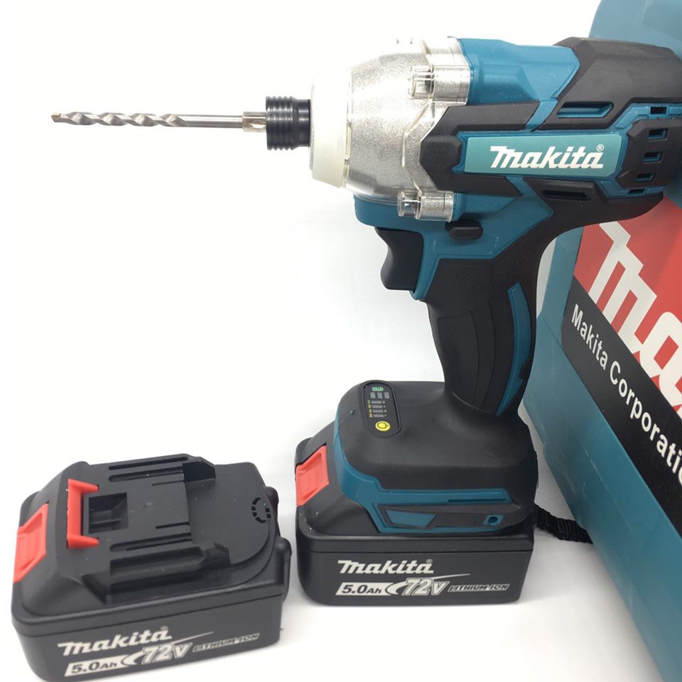 Bộ máy khoan PIN Makita 72V Bắn vặn vít sữa chữa đa năng cao cấp