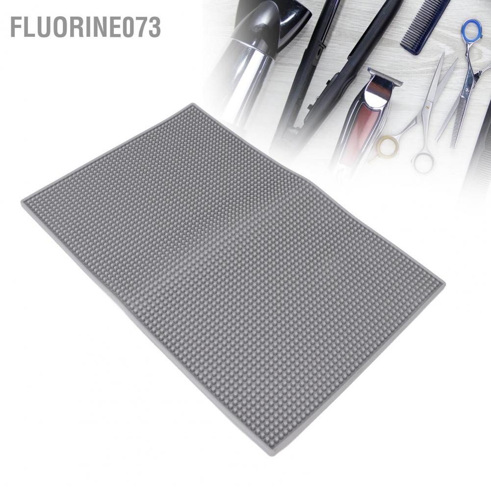 [Hàng Sẵn] Tấm lót silicon chống trượt đựng dụng cụ cho tiệm cắt tóc【Fluorine073】
