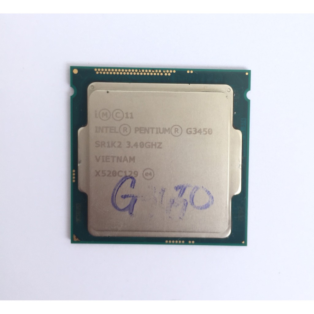 CPU intel G3450 (TRAY) 3M Cache 3.40GHz SK 1150 Kèm Fan