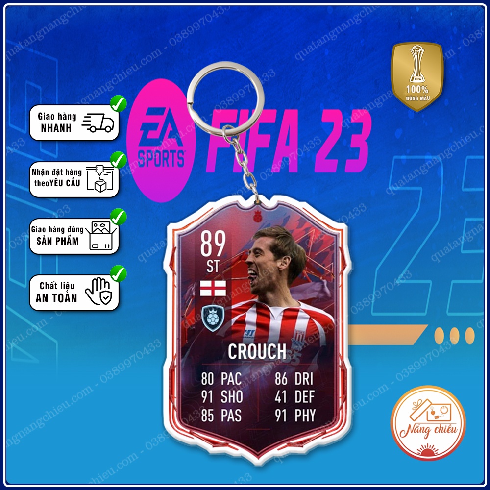 Móc khóa thẻ cầu thủ - Toure, Lucio, Crouch, Kuyt ☘️MÓC KHÓA THẺ CẦU THỦ☘️