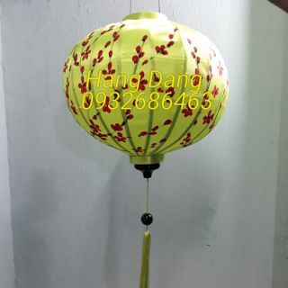 Đèn lồng tre vẽ Hội an size 30cm hoặc 45cm: hoa đào, hoa mai, màu tùy chọn