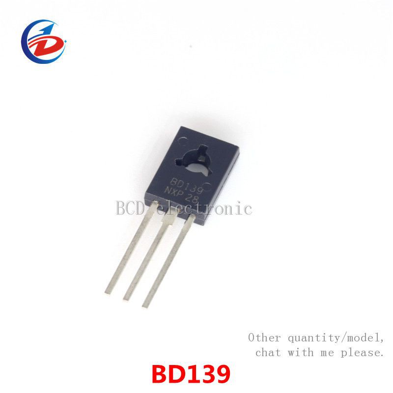 10 CÁI BD139 1.5A 80V 8W TO-126 Transistor