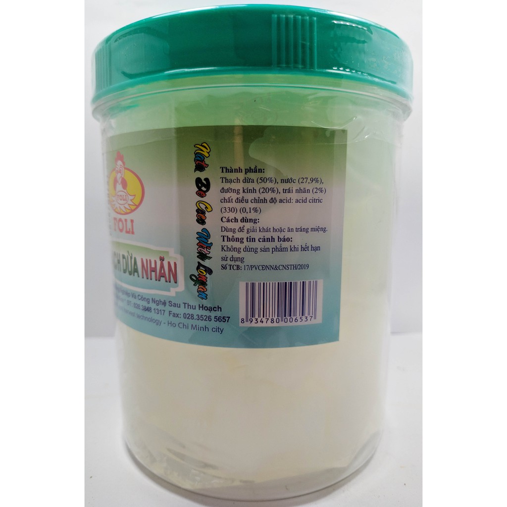 THẠCH DỪA NHÃN HŨ 1KG