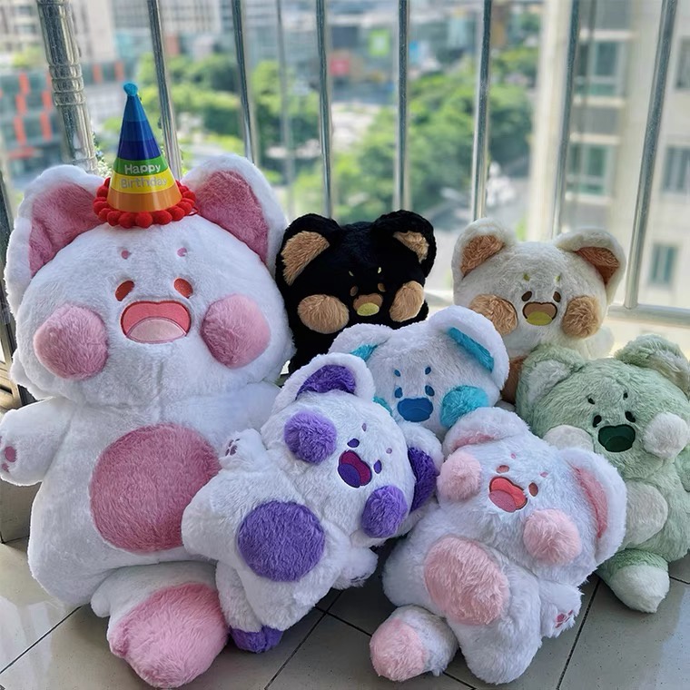 90cm Mèo Dudu!Gấu Bông Mèo Dudu Dễ Thương 8 Màu Full Size Mèo Nhồi Bông Mềm Mại Dễ Thương Cho Bé Và Bạn Gái - Gấu Xinh