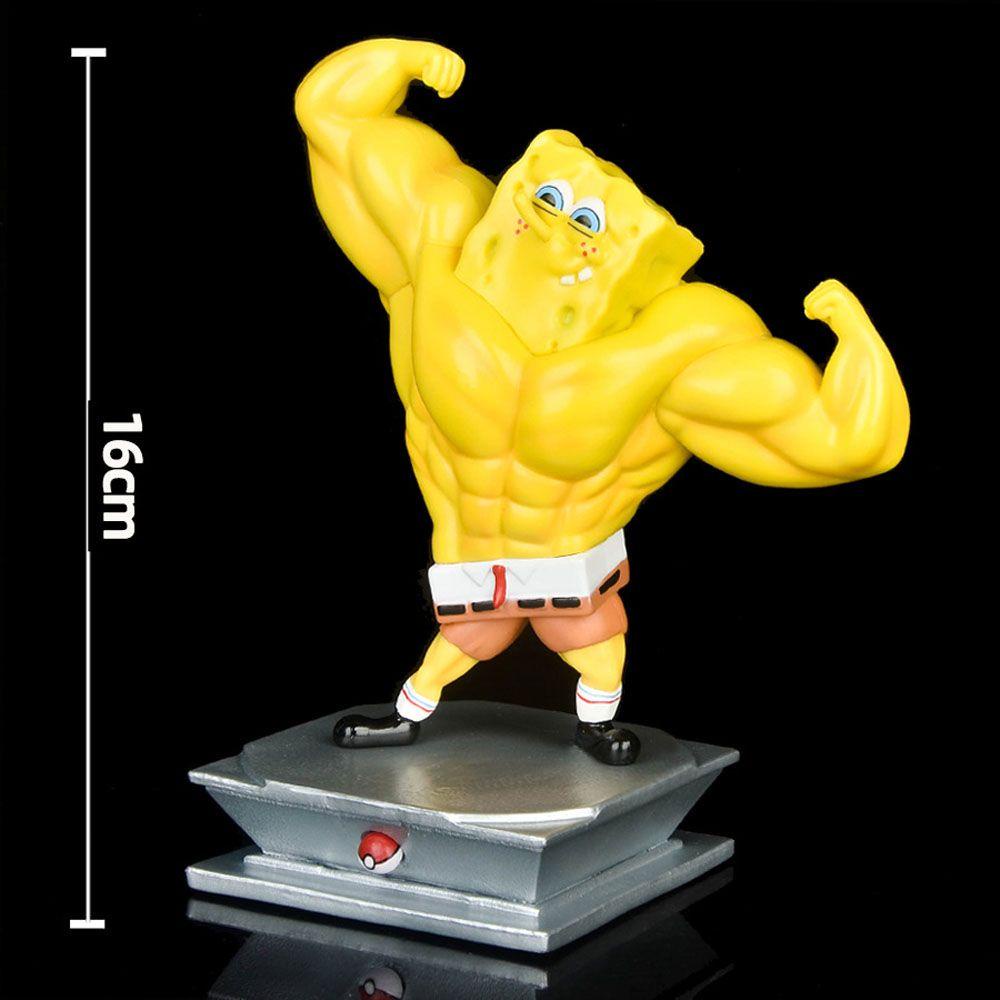 REBUY1 Mô Hình Nhân Vật Hoạt Hình SpongeBob Bằng PVC