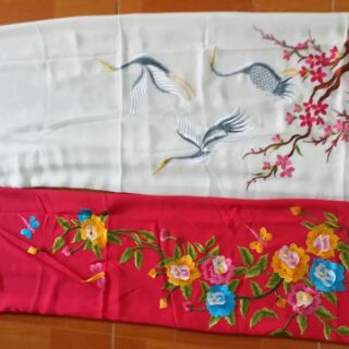 Vải áo dài thêu