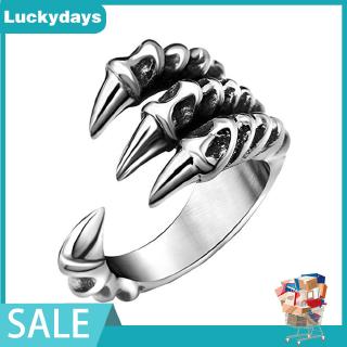 Nhẫn inox móng vuốt rồng cho nam và nữ