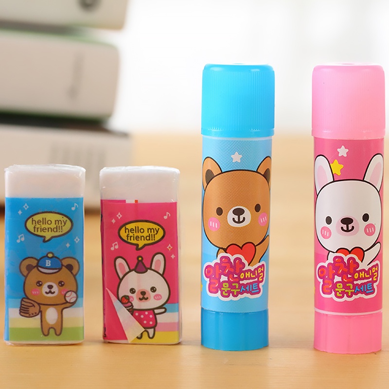 Bộ 10 Dụng Cụ Học Tập Xinh Xắn Dành Cho Bé