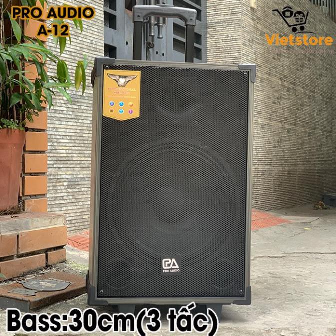 (Tặng kèm 2 Mic không dây) Loa kéo Karaoke SKT 300 Siêu bass 3 tấc (30cm) công nghệ bluetooth 4.2 âm thanh 3D Hifi